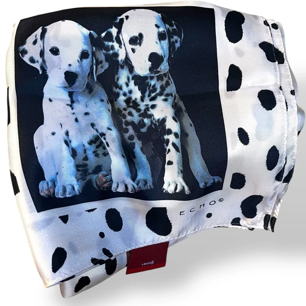Echo Disney 101 Dalmatians big silk scarf